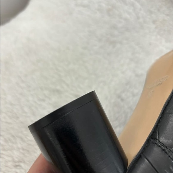 Zara Mock Croc high heel Chelsea boots size 37 EUR 6.5 US - Picture 8 of 8